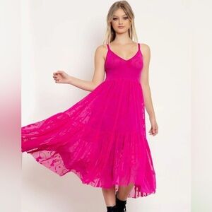 M Blackmilk Pokémon Mew Sheer Midaxi Dress